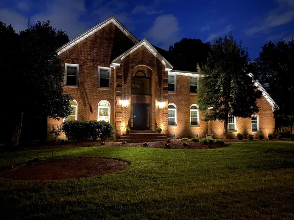 home illumination lighting at night 